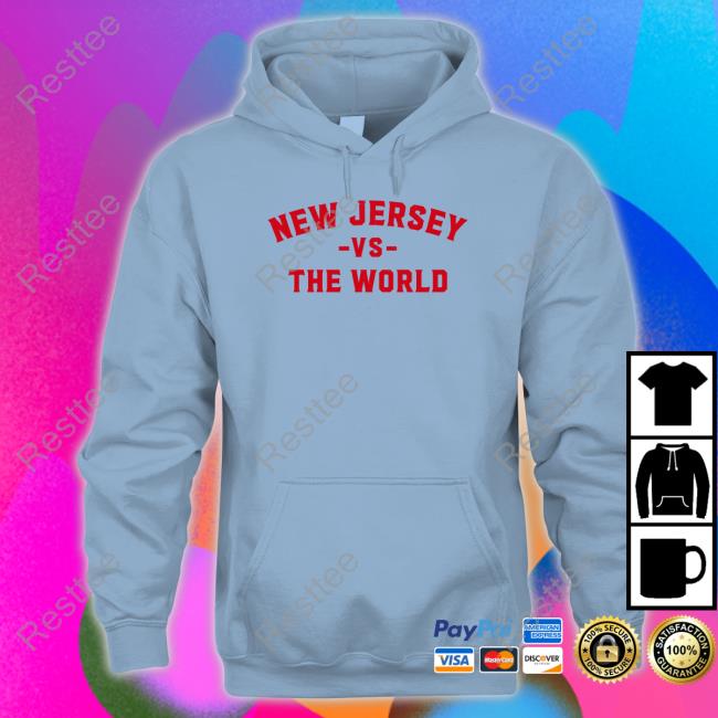 New Jersey Vs The World Tank Official New Jersey Vs The World Tee Shirt