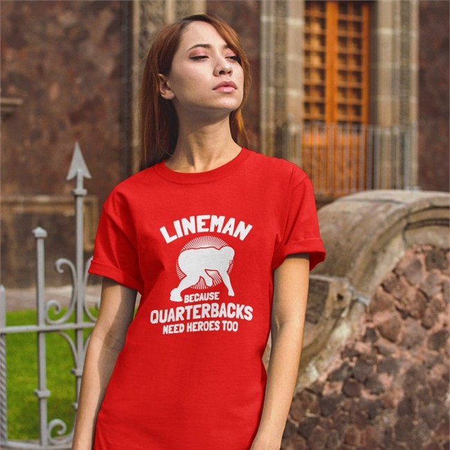 Lineman Because Quarterbacks Need Heroes Too Tee Shirt Auburn Qb Tj Finley Front Office Sports Auburn Qb Tj Finley Lineman Because Quarterbacks Need Heroes Too T Shirt Front Office Sports
