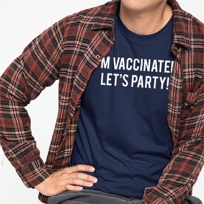 The Mindsculpter I'm Vaccinated Let's Party Hoodies