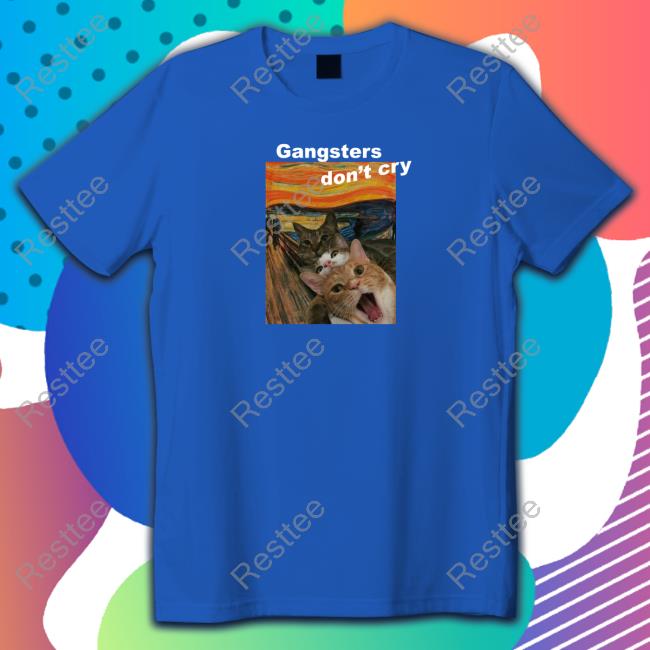 Christian Yu Gangsters Don't Cry Cat Tee Official Gangsters Don't Cry Cat T Shirt