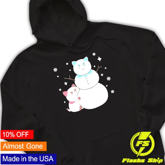 Official Bee And Puppycat Snowman Cap Official Bee And Puppycat Snowman Long Sleeve T Shirt