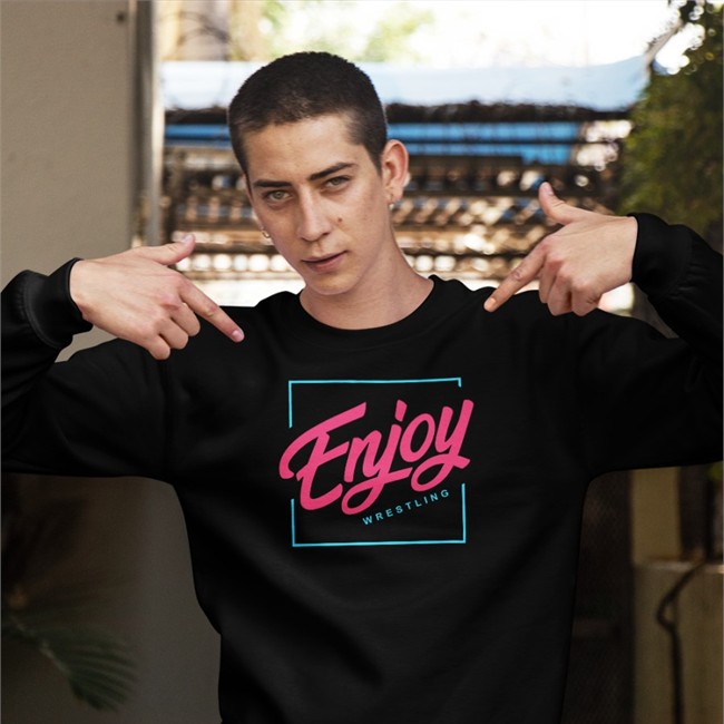 Enjoy Wrestling Shirt Black