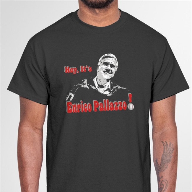 Super 70s Sports Merch Hey It's Enrico Pallazzo Tee