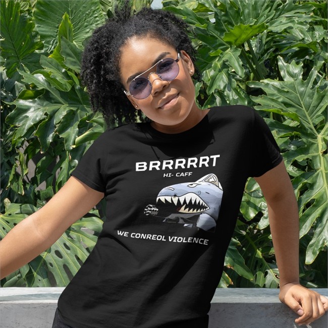 Dale Stark Brrrrrt Hi Caff We Conreol Violence Shirt