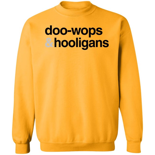 Bruno Mars Merchandise Bruno Mars Doo-Wops And Hooligans Crewneck Sweatshirt