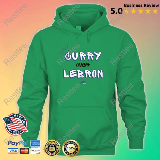 Official Curry Over Lebron Golden State Basketball Smack Long Sleeve Tee