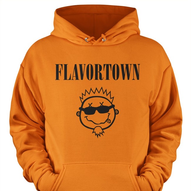 Flavortown Smells Like Flavor Long Sleeve T Shirt