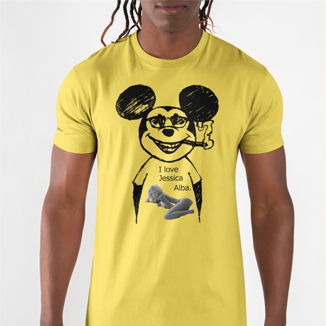 Mickey Mouse I Love Jessica Alba Shirt Shirts That Go Hard Shirts That Go Hard Mickey Mouse I Love Jessica Alba Tee Shirt