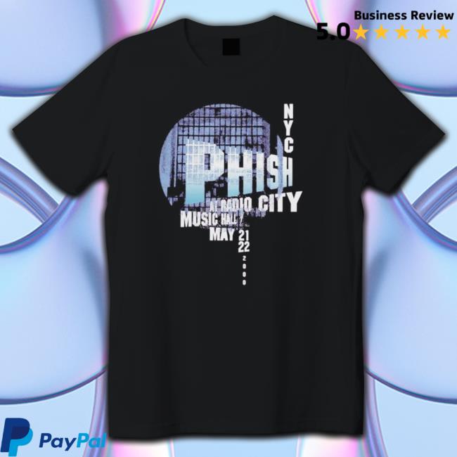 Official Top phish Radio City 2000 May 21th and 22th Music Hall Sweatshirt