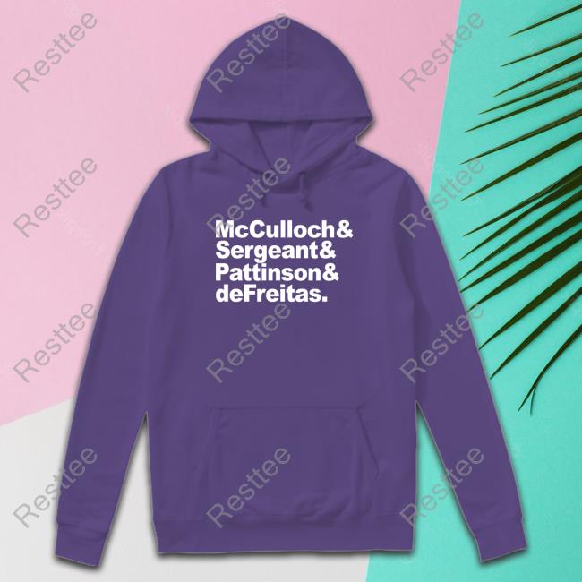 Mcculloch & Sergeant & Pattinson & Defreitas Shirt Punk And New Wave Sweatshirts