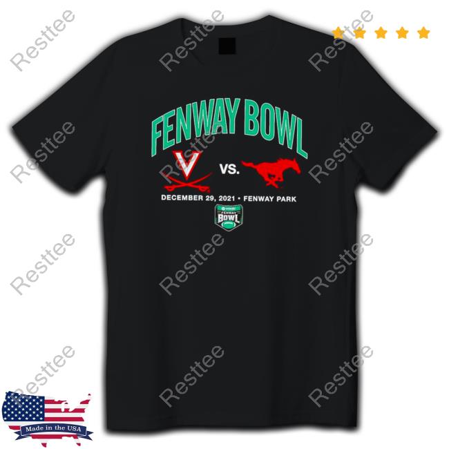 Official Virginia Cavaliers vs SMU Mustangs 2022 Fenway Bowl Dueling hoodie