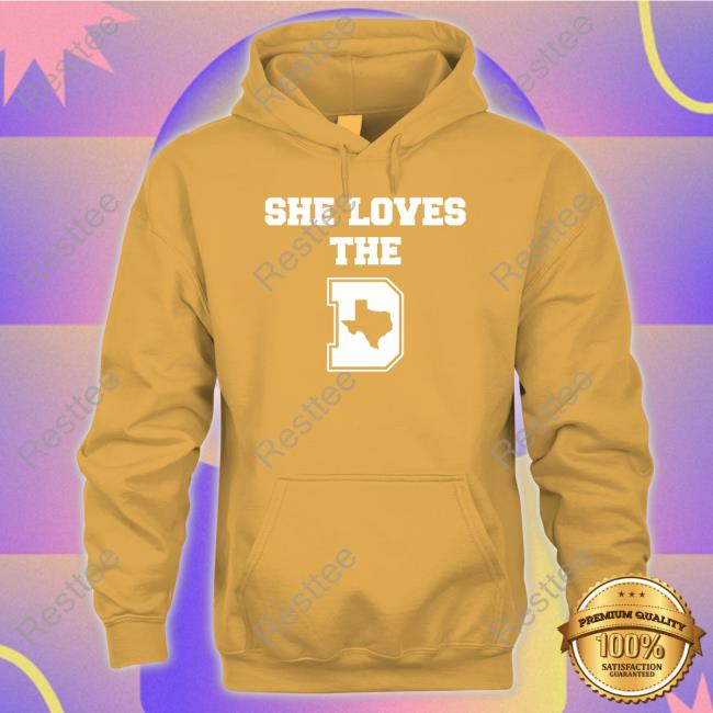 She Loves The D Dallas Football Tee Little Lisa