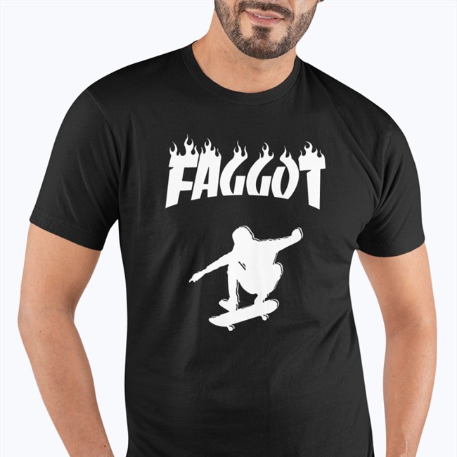 Existaint Shirt Bimbo Merch Faggot Sk8r Shirt Shirt Bimbo Merch Faggot Sk8r T Shirt Existaint