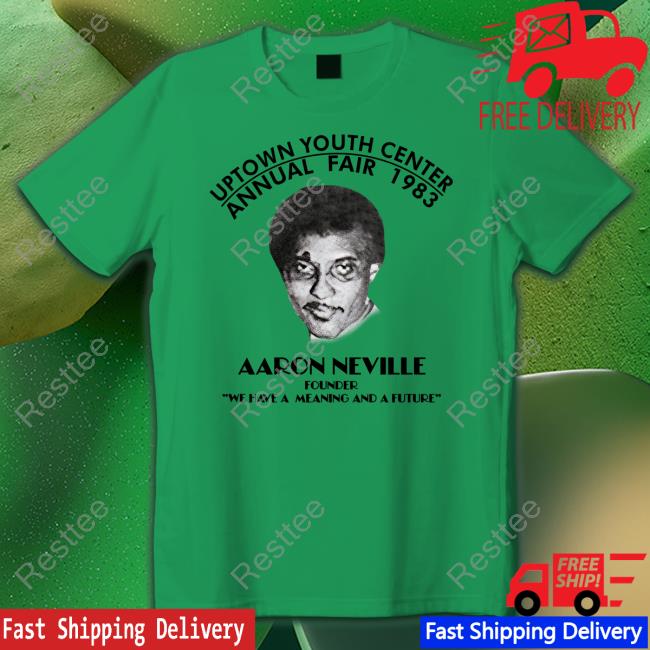 Uptown Youth Center Annual Fair 1983 Aaron Neville T-Shirt Justine Skye Uptown Youth Center Annual Fair 1983 Aaron Neville T Shirts