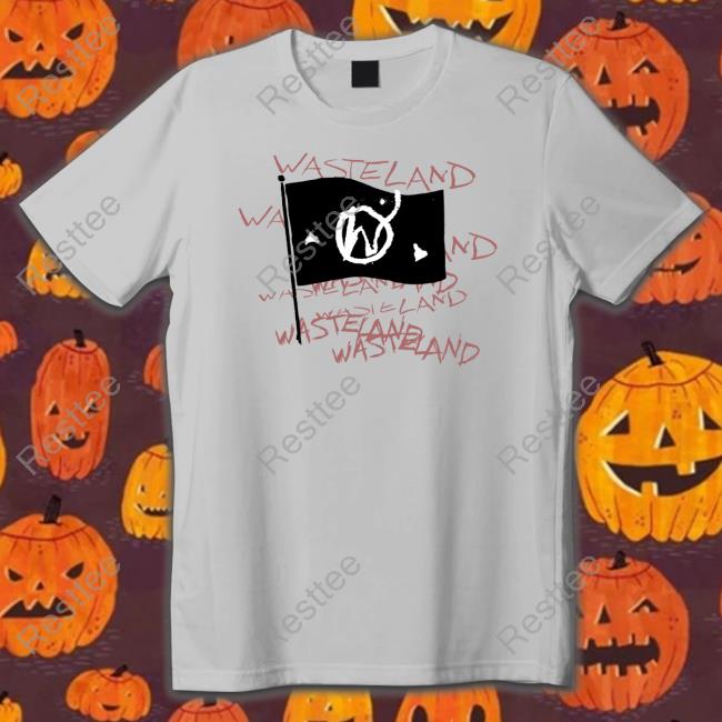 Brent Faiyaz Merch Wasteland Black Flag Hoodies Wasteland Black Flag Shirt White