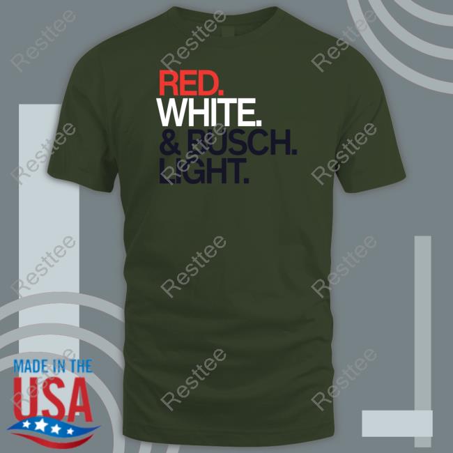 Rodney Davis Red White & Busch Light Shirt