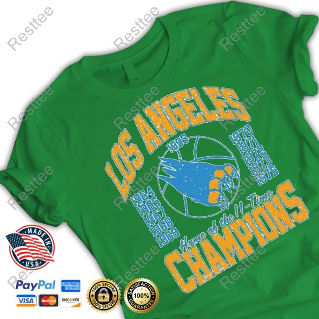 Official LA Basketball Home Of The 11-time Champions Shirt 2022