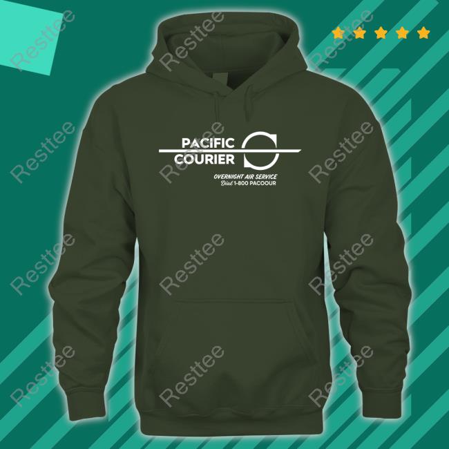 Pacific Courier Overnight Aire Service Tee Shirt LASTEXITshirts Pacific Courier Overnight Aire Service Tee