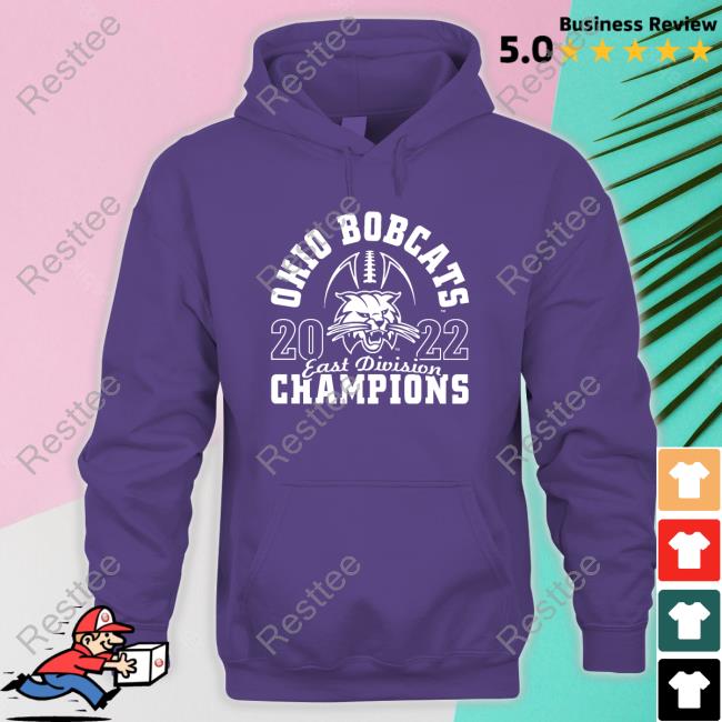 Bobcats 2022 East Division Champions Edition Limited Shirt Forest Cbsohiou Merch Ohio Football Bobcats 2022 East Division Champions Shirt