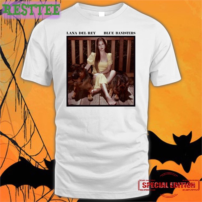 Lana Del Rey Merch Lana Del Rey Blue Banisters T Shirt Dixiedemalio