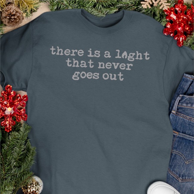 The Smiths Merch This Charming Shop There Is A Light That Never Goes Out T Shirt There Is A Light That Never Goes Out Shirt