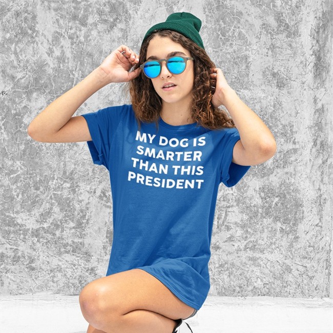 My Dog Is Smarter Than This President Hoodie Allan Betz