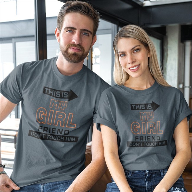 This Is My Girl Friend Don't Touch Him Sweatshirt Translated Shirts