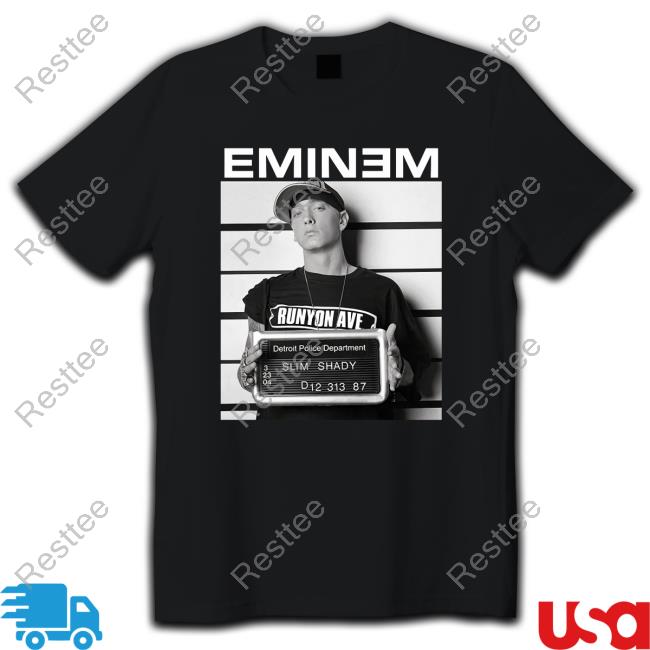 Official Arrest Slim Shady Tee Shirt