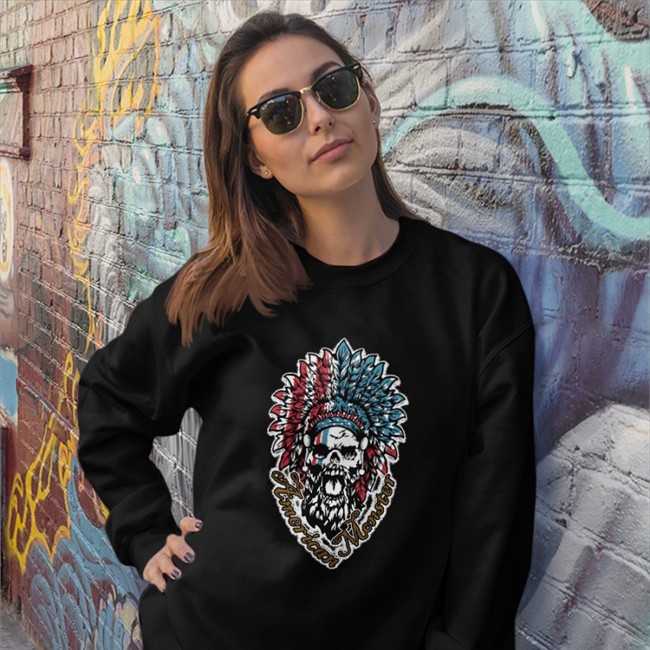 Patriotic Headdress American Monster T Shirt