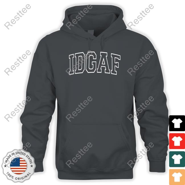 Sadie Crowell Merch Idgaf Black Shirt Sadiecrowell Sadie Crowell Idgaf Black T Shirts