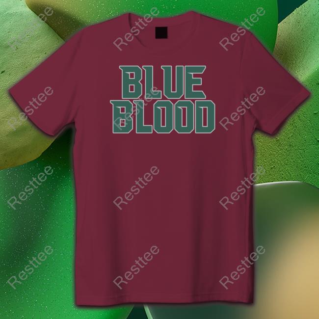 Blue Blood Shirt White Blue Blood Hoodie
