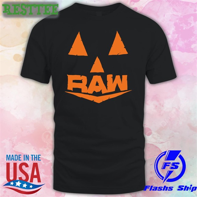 Wwe Shop Raw Halloween Jack O Lantern Shirt Ɔ Wrestling