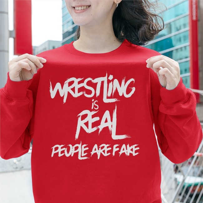 Wrestling Is Real People Are Fake Shirts Brittni Sacco