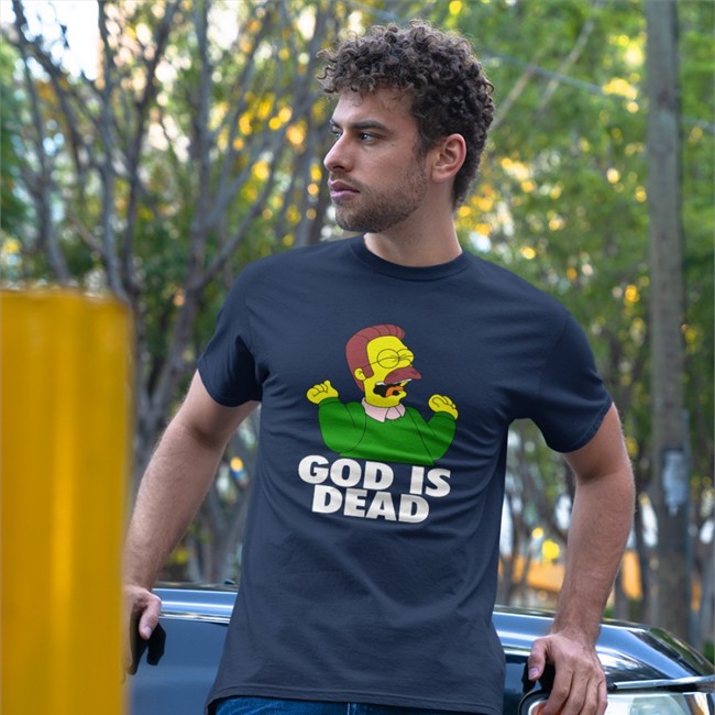 Ned Flanders God Is Dead Shirt Shirts That Go Hard The Simpsons