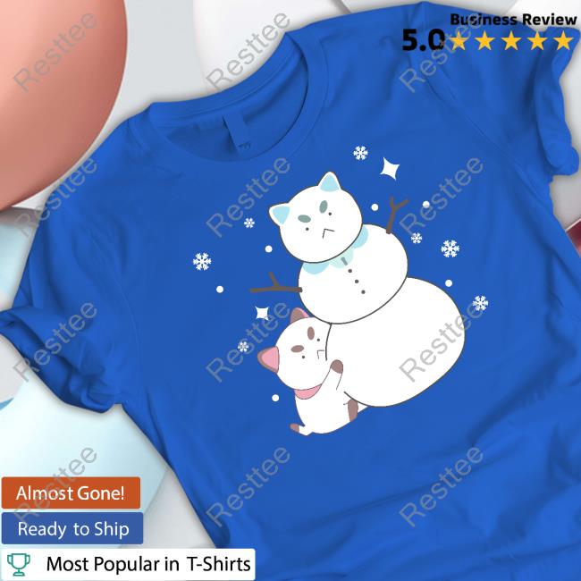 Bee And Puppycat Merch Snowman Shirts