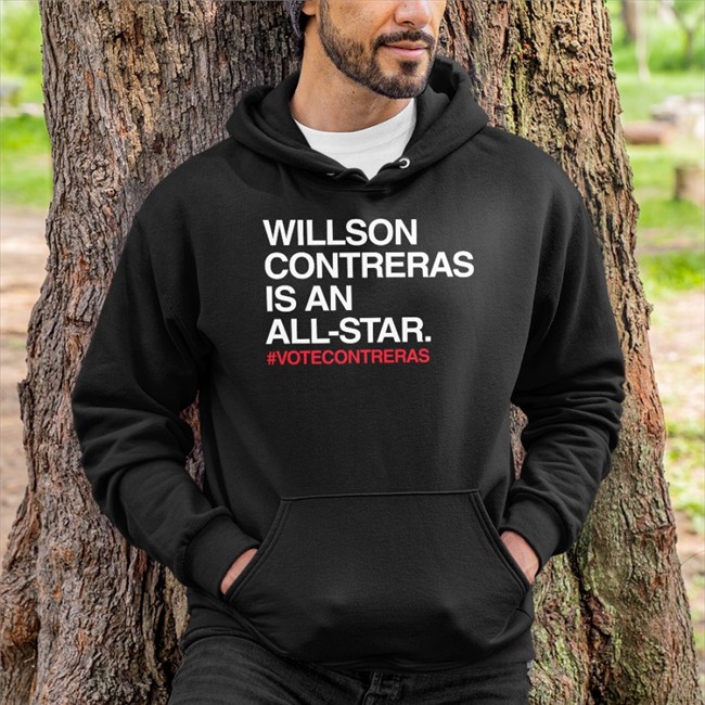 Willson Contreras Is An All Star Shirt Obvious Shirts Chicago Cubs Vote Cubs Willson Contreras Is An All Star Vote Contreras T Shirts