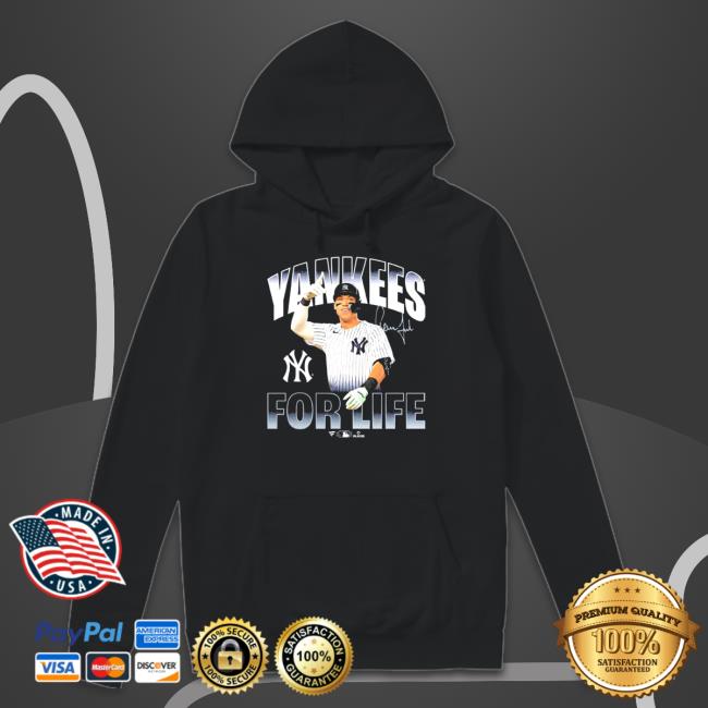 Official Aaron Judge New York Yankees For Life Signature Hoodies Aaron Judge New York Yankees For Life Signature T Shirt