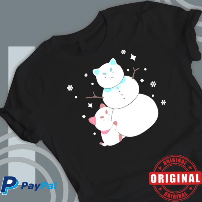 Official Bee And Puppycat Snowman Cap Bee And Puppycat Snowman Tee