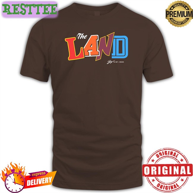 GVartwork Gv Art + Apparel Shop Cleveland Basketball All Eras The Land Shirt