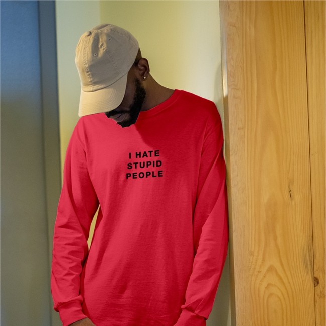 I Hate Stupid People Hooded Sweatshirt Susu