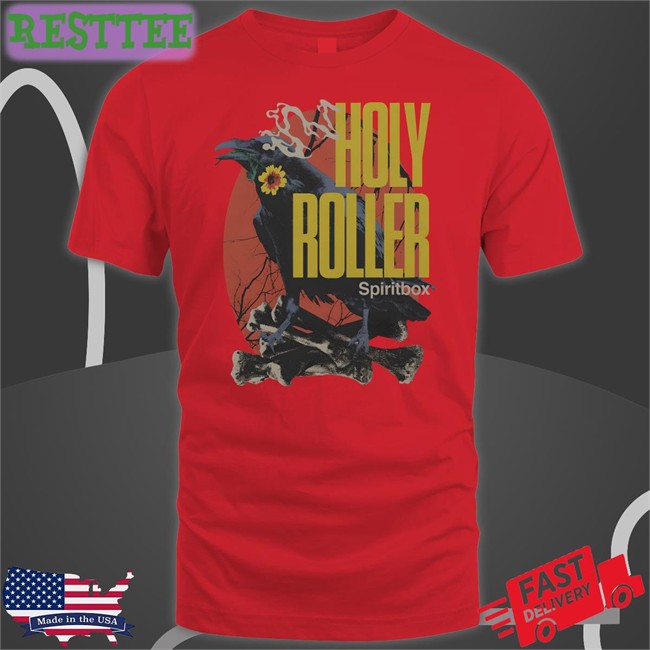 Holy Roller Crow Shirts Spiritbox Merch Holy Roller Crow Hooded Sweatshirt Spiritbox Merch