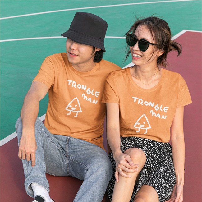Bonfire Shop Trongle Man Long Sleeve By Hannah Hillam Bonfire Shop Trongle Man T-Shirts By Hannah Hillam