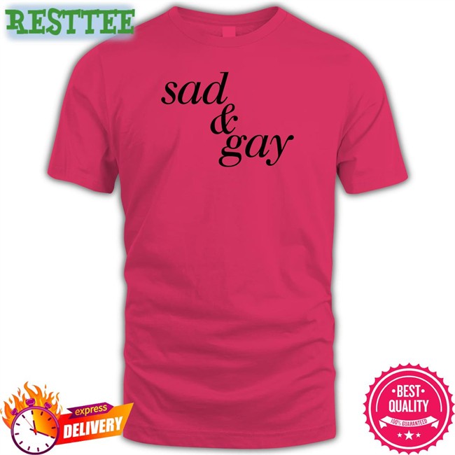 Sad & Gay Sweatshirt Sad & Gay Shirts Weird Thrift Store Shirts Strangethrift