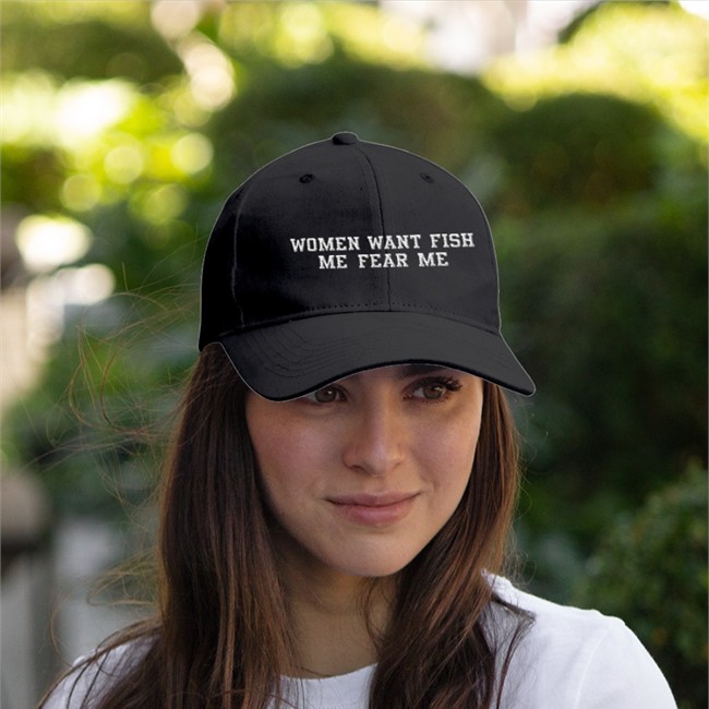 Goodshirts Store Women Want Fish Me Fear Me Hooded Sweatshirt Poorly Translated Shirts