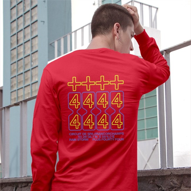 Lewis Hamilton +44 Minimal Enginel Long Sleeve Plus44 Merch
