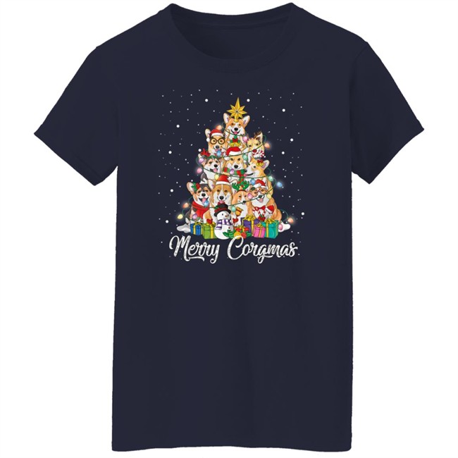 Merry Corgmas Corgi Christmas Tree Fairy Lights Dog Lover Long Sleeve T Shirt Mike Midwestgay Merry Corgmas Corgi Christmas Tree Fairy Lights Dog Lover Long Sleeve T Shirt Mike Midwestgay
