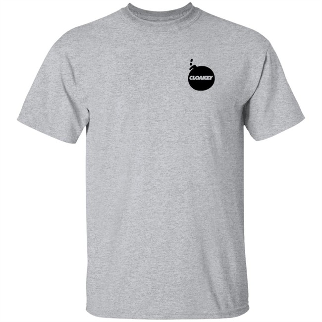 Cloakzy Merch Cloakzy Drip Tee White Cloakzy Merch Cloakzy Drip Tee White