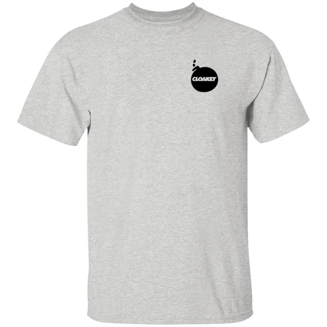 Cloakzy Merch Cloakzy Drip Tee White Cloakzy Merch Cloakzy Drip Tee White