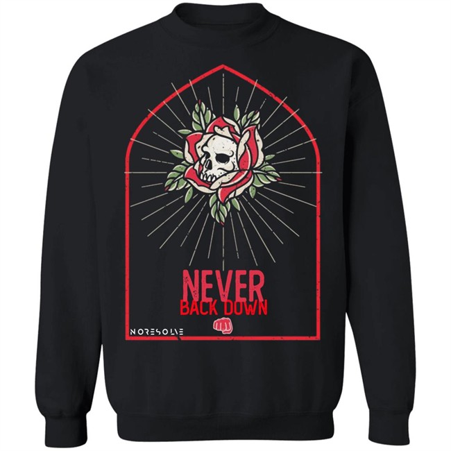 No Resolve Official Hooded Sweatshirt Never Back Down Hoodie Official No Resolve Unisex Hoodie No Resolve Official Hooded Sweatshirt Never Back Down Hoodie Official No Resolve Unisex Hoodie