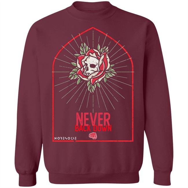 No Resolve Official Hooded Sweatshirt Never Back Down Hoodie Official No Resolve Unisex Hoodie No Resolve Official Hooded Sweatshirt Never Back Down Hoodie Official No Resolve Unisex Hoodie